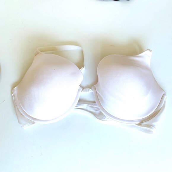 BRAS 3 Sz 36D Pink Wonderbra Fashion Forms Traditional Strapless Halter Bra - Picture 10 of 12